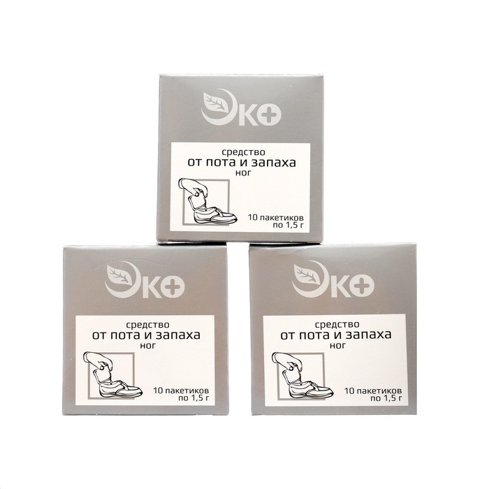 Средство от пота и запаха ног Экотекс, 3 шт по 10 пакетиков Средство от пота и запаха ног Экотекс, 3 шт по 10 пакетиков
