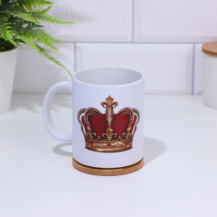 Кружка сублимация "Папа всегда прав", c нанесением