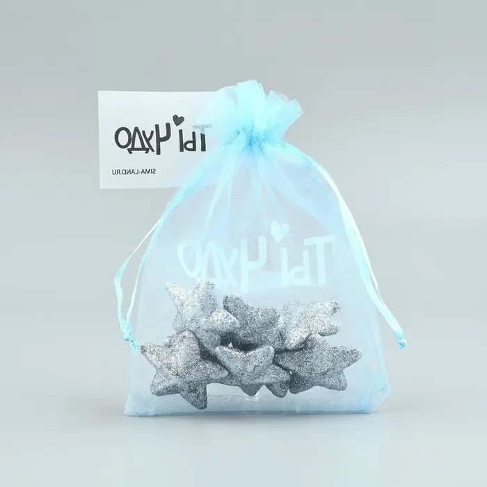 Мешочек подарочный из фатина с термонаклейкой «Ты чудо», 11 х 16 см +/- 1.5 см Мешочек подарочный из фатина с термонаклейкой «Ты чудо», 11 х 16 см +/- 1.5 см