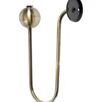 Крючок - держатель для штор CAPPIO KS056, бронза, 2 шт.