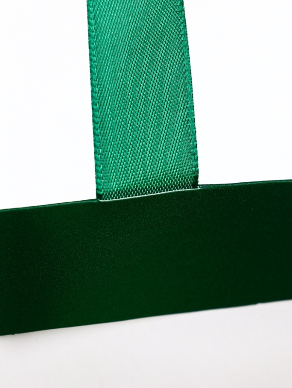 Пакет подарочный «Изумрудный», 28×20×10 см