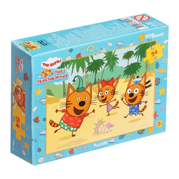 Пазл «Три кота», 54 элемента Пазл «Три кота», 54 элемента