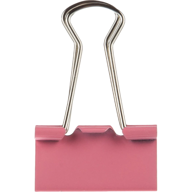 Зажимы для бумаг 19мм 12шт/уп, цветные, в карт.коробке