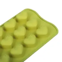 VETTA Форма силиконовая для шоколада и льда 15 ячеек, 21x10x1,6см "Конфета", 3 цвета