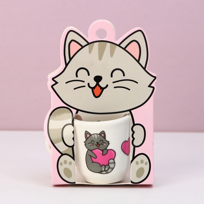 Кружка, сувенир «Счастье моё», 30 мл Кружка, сувенир «Счастье моё», 30 мл