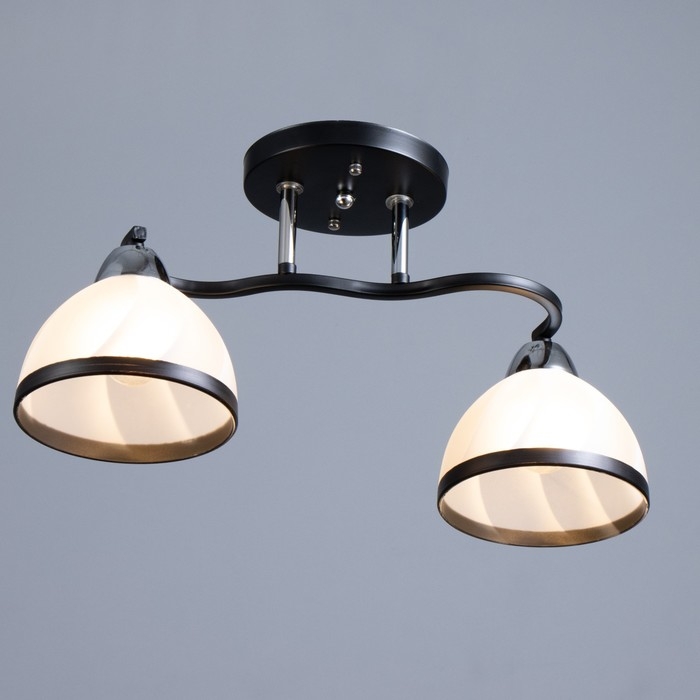 Люстра Люстра "Ариса" 2хЕ27 40Вт чёрный 46х15х22 см BayerLux