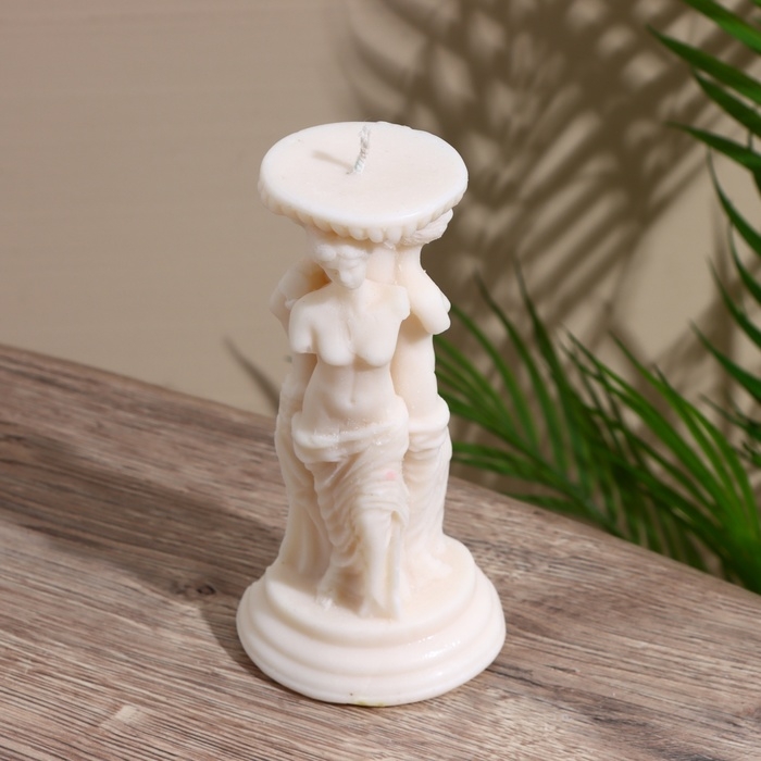 Свеча  Свеча "Афродита" 8х8х15 см, соевый воск