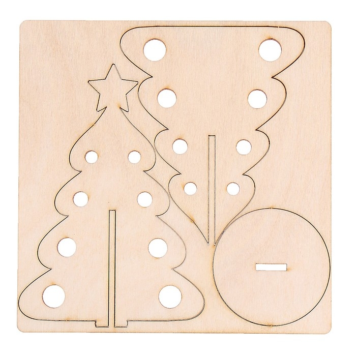 Заготовка для творчества «Пушистая ёлочка» Заготовка для творчества «Пушистая ёлочка»