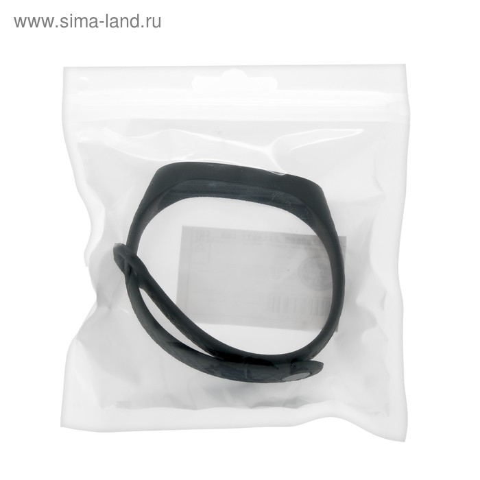 Ремешок для фитнес-браслета Mi Band 3/4 Luazon, ребристый, черный Ремешок для фитнес-браслета Mi Band 3/4 Luazon, ребристый, черный