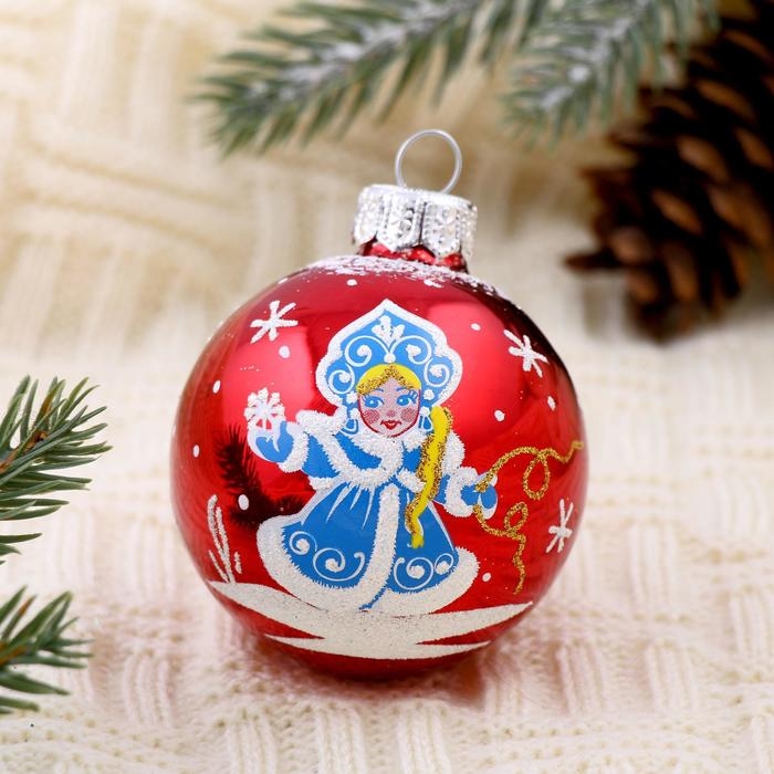 Шар Шар "Новогодний " d-6 см, микс