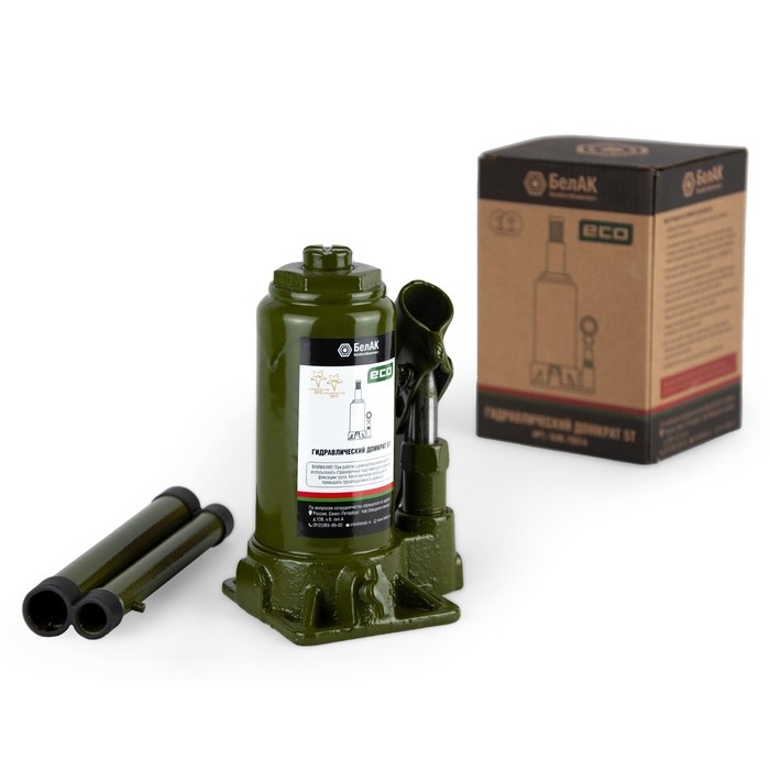 Домкрат гидравлический  Домкрат гидравлический "БелАК" ECO БАК.70014, подъем/подхват 298/158 мм, 5 т