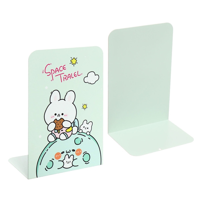 Подставки для книг Подставки для книг "Зверушки", 2 штуки, зелёные