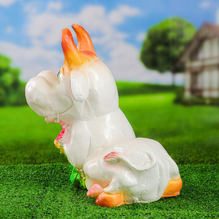 Садовая фигура  Садовая фигура "Корова веселая" 34х30см