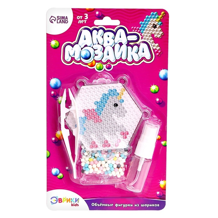 Аквамозаика для детей «Единорог» Аквамозаика для детей «Единорог»