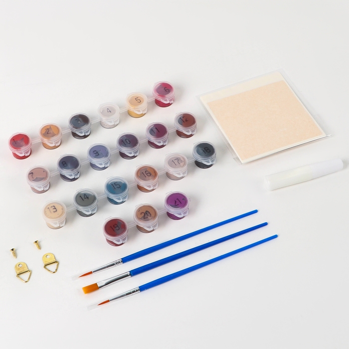 Картина по номерам с подрамником и поталью «Взгляд», 30 х 40 см Картина по номерам с подрамником и поталью «Взгляд», 30 х 40 см