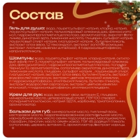 Новогодний подарочный набор косметики «Новый год не за горами» для душа и ванны, зеленая серия
