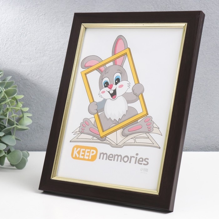 Фоторамка пластик Фоторамка пластик "Плаза" 15х21 см (стекло), 2014-87