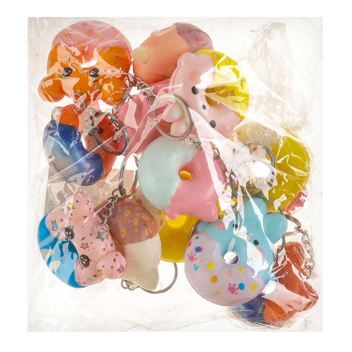 Мялка-сквиш «Зверята», на брелоке, цвет МИКС Мялка-сквиш «Зверята», на брелоке, цвет МИКС