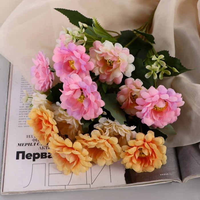 Букет Букет "Пеларгония пышная" 5х29 см, микс