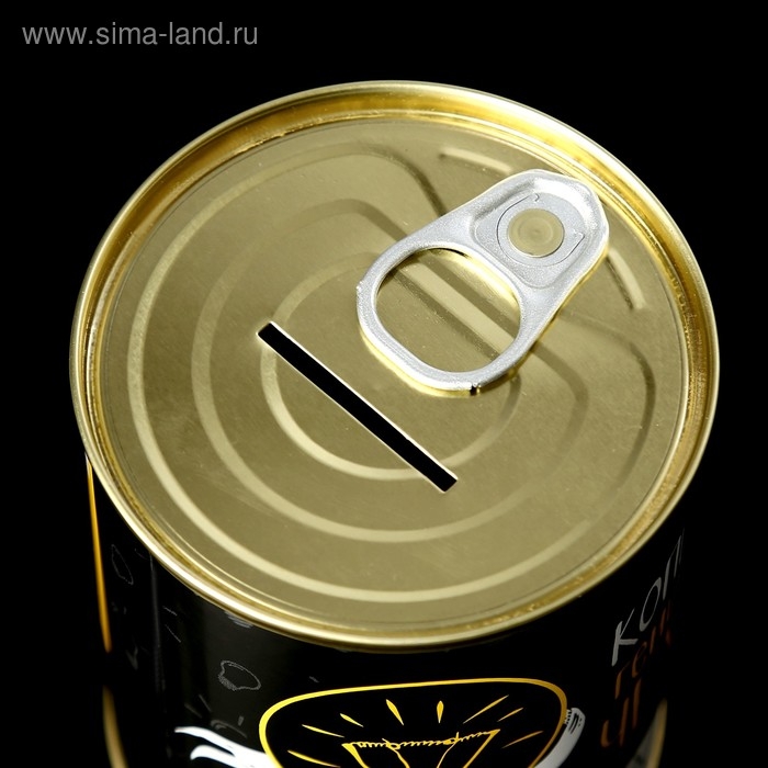 Копилка-банка металл Копилка-банка металл "Гениального человека " 7,3х9,5 см