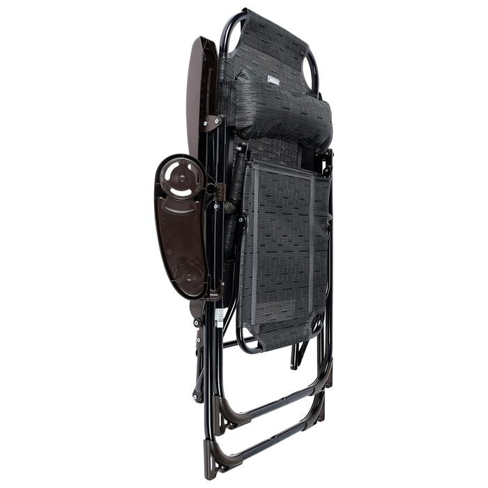 Кресло - шезлонг Nika, с полкой, 82 x 70 x 116 см, цвет венге Кресло - шезлонг Nika, с полкой, 82 x 70 x 116 см, цвет венге