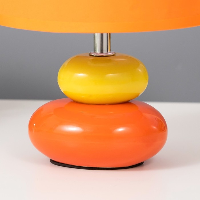 Настольная лампа Настольная лампа "Баланс" Е14 40Вт оранжевый 17,5х17,5х23 см RISALUX