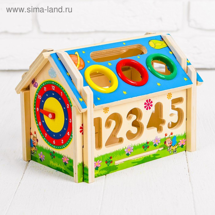 Сортер «Домик с шестерёнками» Сортер «Домик с шестерёнками»