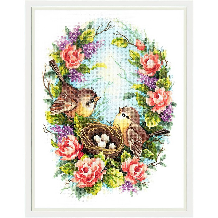 Набор для вышивания крестом «Семейное гнёздышко» Набор для вышивания крестом «Семейное гнёздышко»