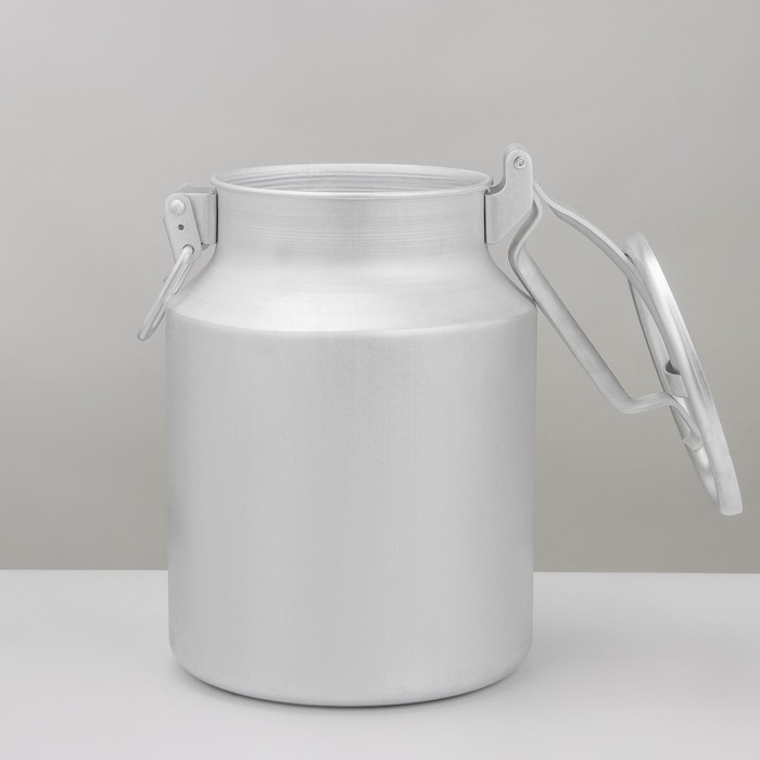 Бидон алюминиевый, 10 л, с крышкой Бидон алюминиевый, 10 л, с крышкой