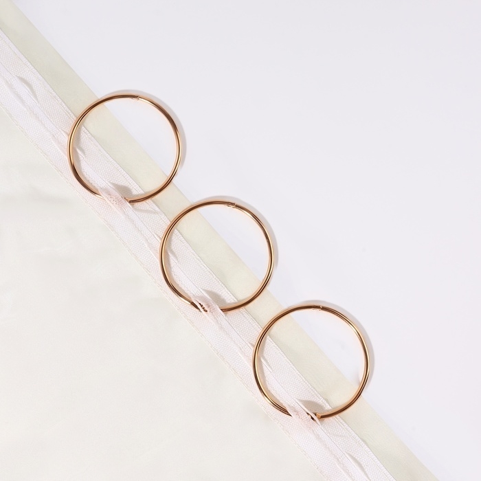 Кольцо для карниза, разъёмное, d = 50/56 мм, 10 шт, цвет розовое золото Кольцо для карниза, разъёмное, d = 50/56 мм, 10 шт, цвет розовое золото