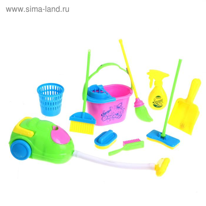 Набор для уборки «Чистый дом», цвет МИКС Набор для уборки «Чистый дом», цвет МИКС