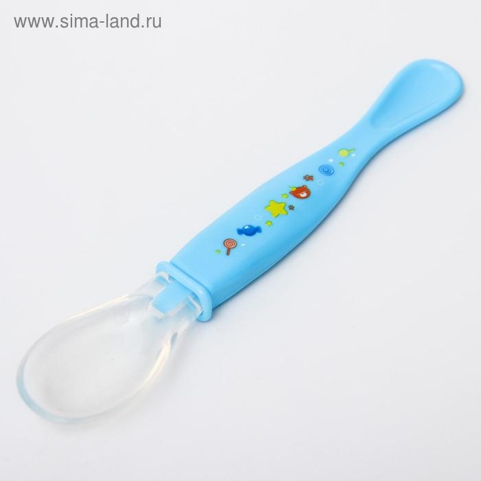Ложка силиконовая детская «Мишка Принц» Ложка силиконовая детская «Мишка Принц»