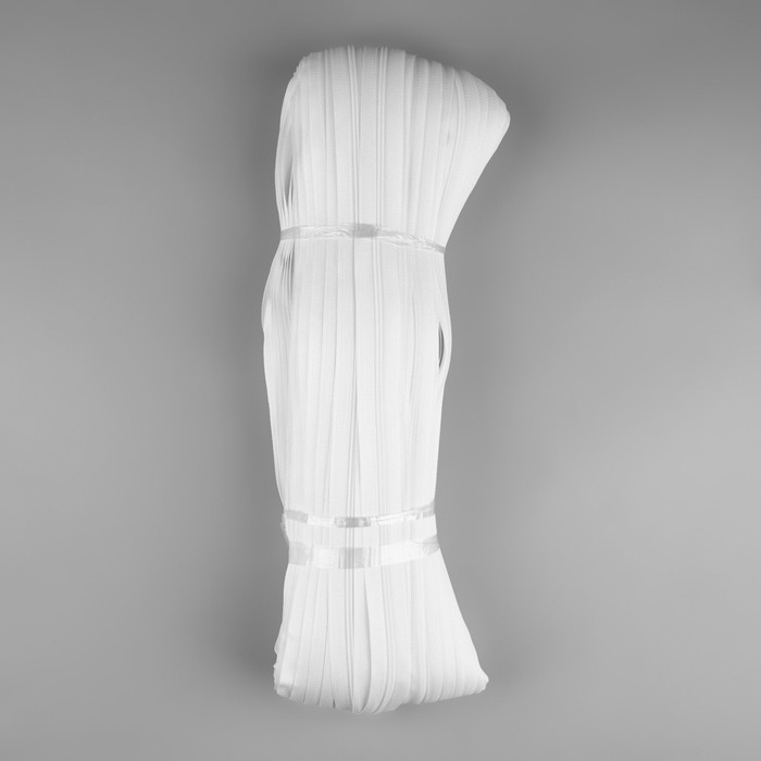 Молния рулонная «Спираль», №3, 100 м, цвет белый Молния рулонная «Спираль», №3, 100 м, цвет белый