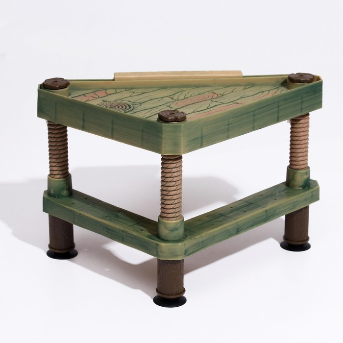 Платформа для черепах на регулируемых опорах с плавающим мостиком Платформа для черепах на регулируемых опорах с плавающим мостиком