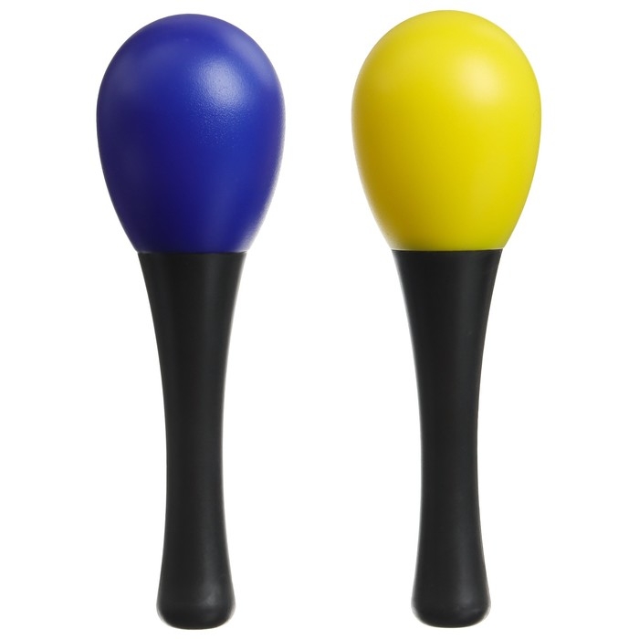 Набор погремушек «Перкуссионные маракасы», 2 шт., цвет МИКС, Крошка Я