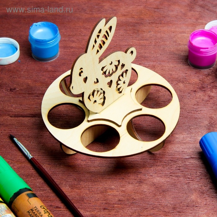 Подставка под 6 яйц «Кролик» Подставка под 6 яйц «Кролик»