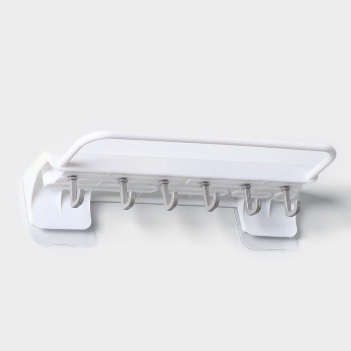 Держатель для ножей и кухонных принадлежностей, 25,5×11×5 см, цвет белый Держатель для ножей и кухонных принадлежностей, 25,5×11×5 см, цвет белый