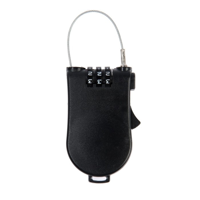 Замок кодовый ТУНДРА, автоматический, с тросом Замок кодовый ТУНДРА, автоматический, с тросом