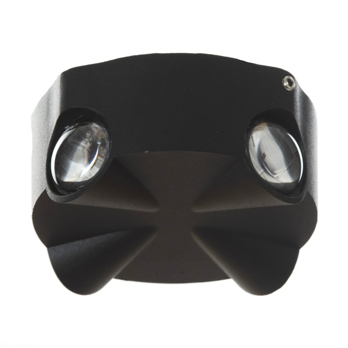 Светильник Светильник "Снек" 4хLED 4Вт 4000К IP66 черный 9,3х4,5х9,3 см