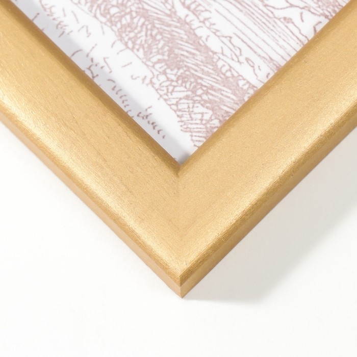 Фоторамка сосна с19 золото 21х30 см (пластиковый экран) Фоторамка сосна с19 золото 21х30 см (пластиковый экран)