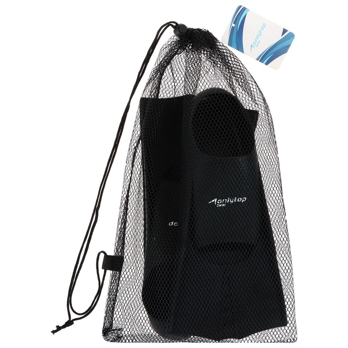 Ласты для плавания ONLYTOP, р. 33-35, цвет чёрный Ласты для плавания ONLYTOP, р. 33-35, цвет чёрный