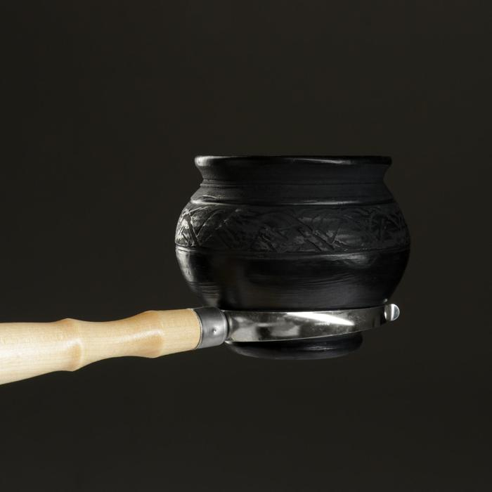 Набор  Набор "Вятская керамика Трио" 0,7лх3шт + ухват, голубой