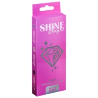 Набор фитнес-резинок ONLYTOP Shine: нагрузка 10, 14, 22 кг, 3 шт., 30х5 см