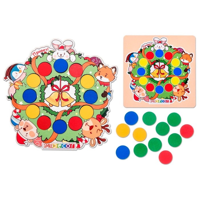 Мозаика «Новогодний венок» Мозаика «Новогодний венок»