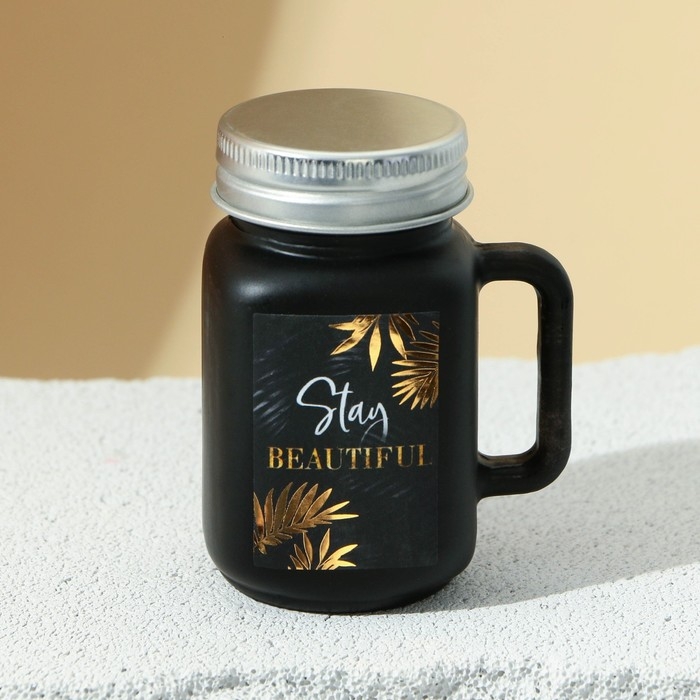 Ароматическая свеча в стекле «Stay beautiful», 7 х 5 см. Ароматическая свеча в стекле «Stay beautiful», 7 х 5 см.