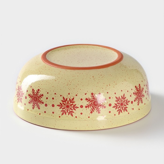 Салатник «Снежинки», d=19 см, 1,4 л Салатник «Снежинки», d=19 см, 1,4 л