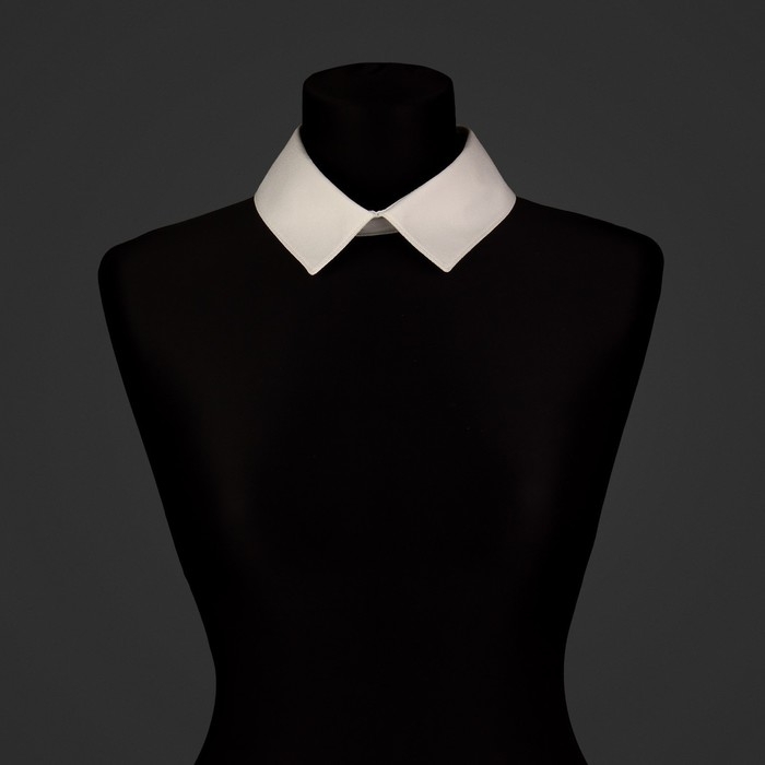 Воротник съёмный, 43 × 5 см, цвет айвори Воротник съёмный, 43 × 5 см, цвет айвори