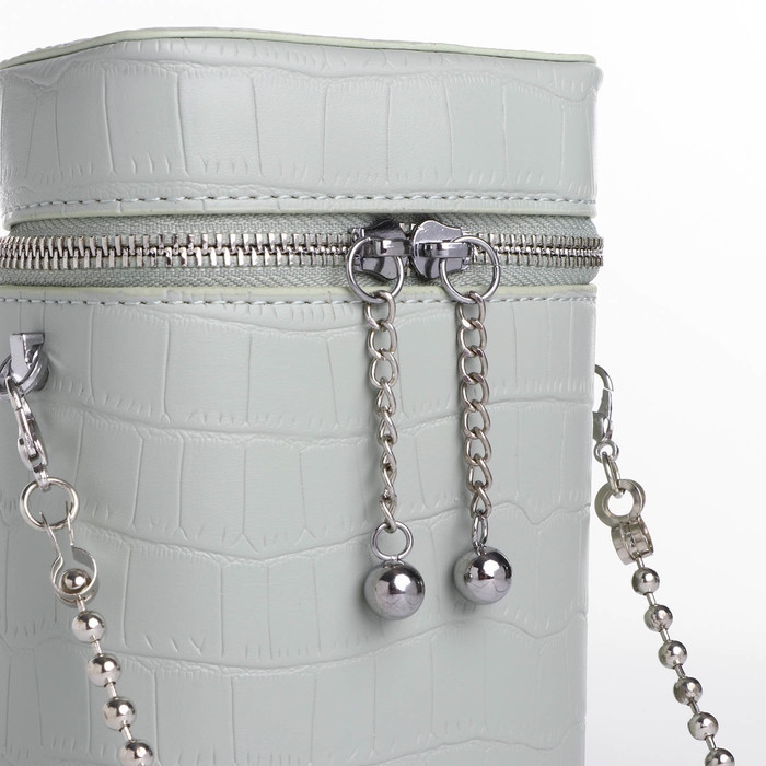 Сумка кросс-боди, отдел на молнии, длинный ремень, цвет зелёный Сумка кросс-боди, отдел на молнии, длинный ремень, цвет зелёный