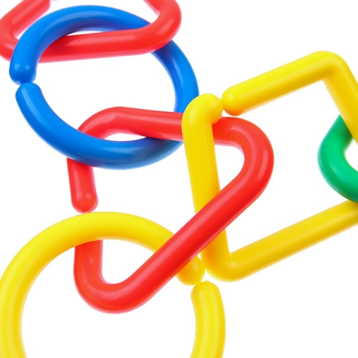 Развивающая игрушка «Цепочка», 6 элементов, Крошка Я Развивающая игрушка «Цепочка», 6 элементов, Крошка Я