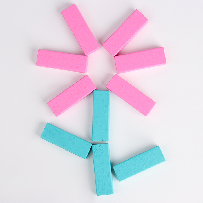 Игра настольная «Падающая башня цветная», 51 шт, 28,5 × 8,5 × 8 см Игра настольная «Падающая башня цветная», 51 шт, 28,5 × 8,5 × 8 см